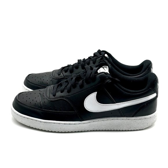 Nike Other - Nike Court Vision Low NN Black & White Sneakers Mens Size 13